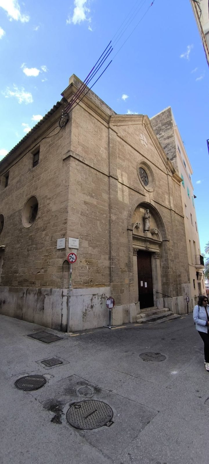 Iglesia en el casco antiguo de Palma
